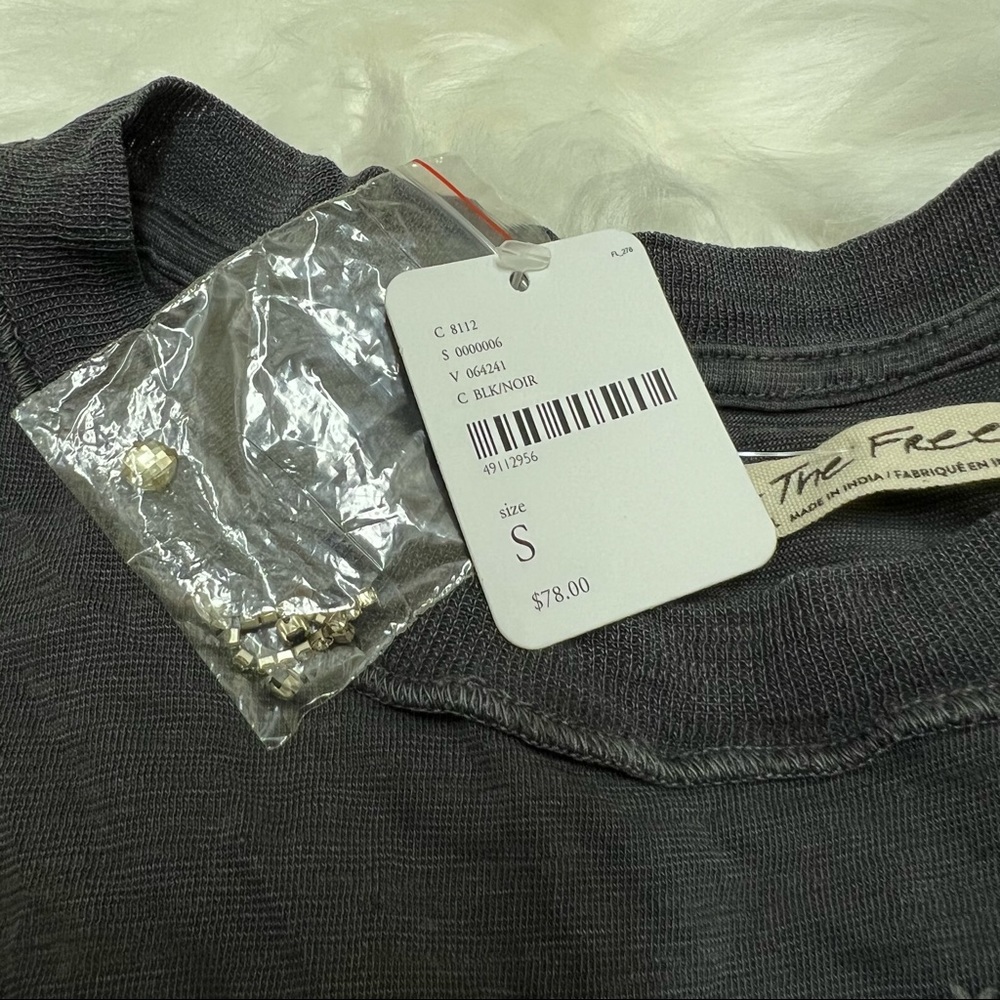 Free People / We The Free “Moon In Aries” Loose Flowy T-Shirt Size Small - Picture 4 of 7
